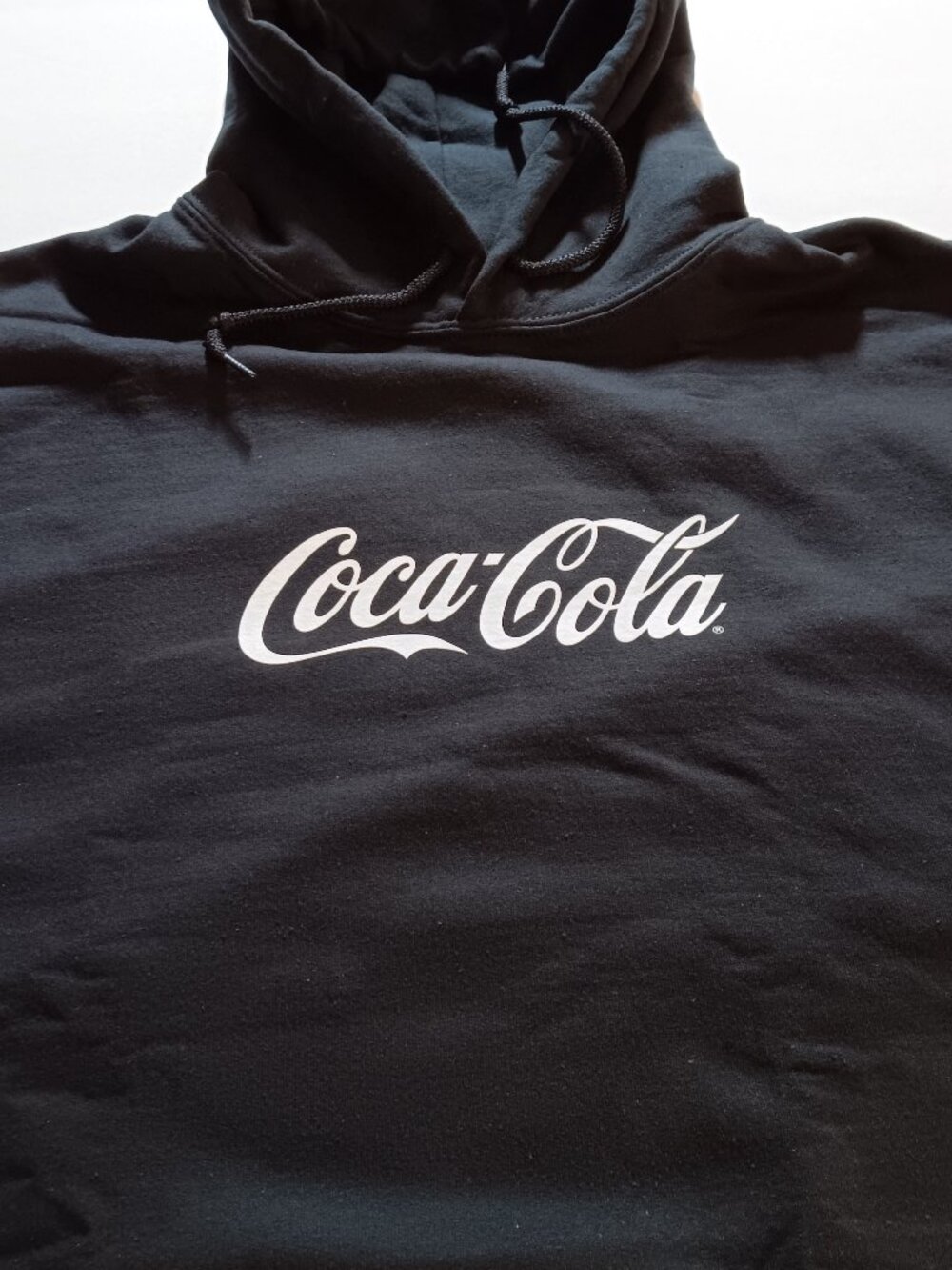 COCA-COLA BLACK HOODIE REFLECTIVE LOGO PULLOVER -XXL - Picture 4 of 5